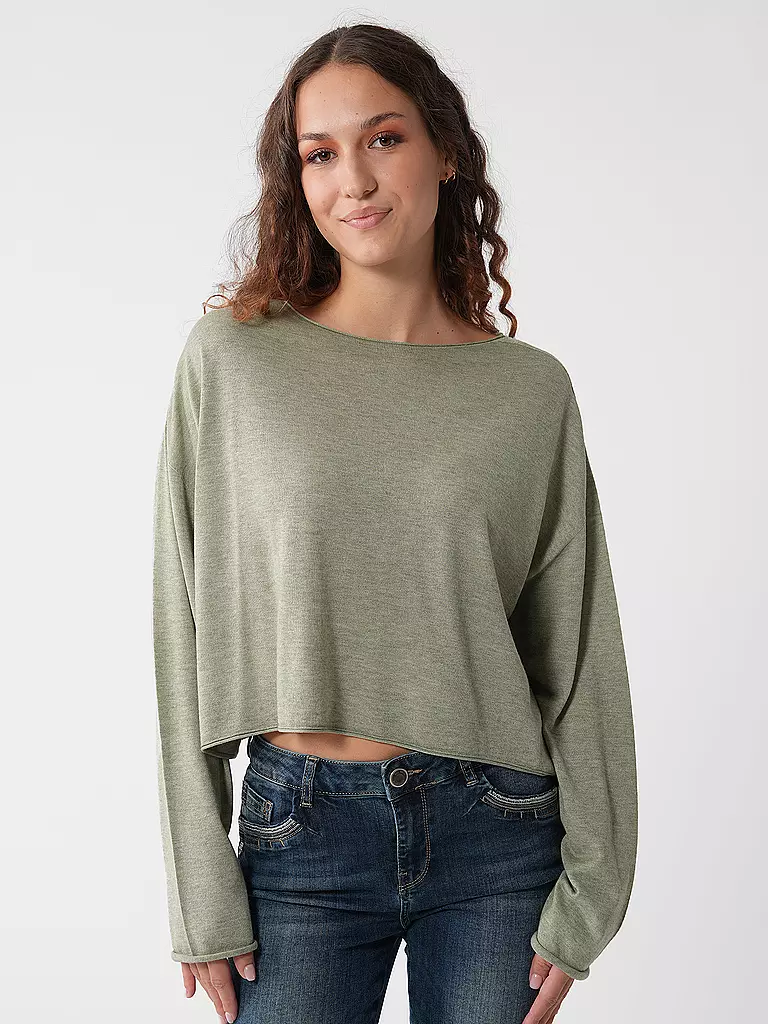 DRYKORN Pullover IMENY hellgrün