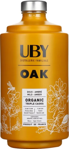 UBY OAK 3 YEARS ORGANIC TRIPLE CASKS ARMAGNAC 70CL