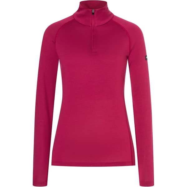 Sweat polaire SUPER.NATURAL W ARCTIC230 ZIP 1/4 SANGRIA
