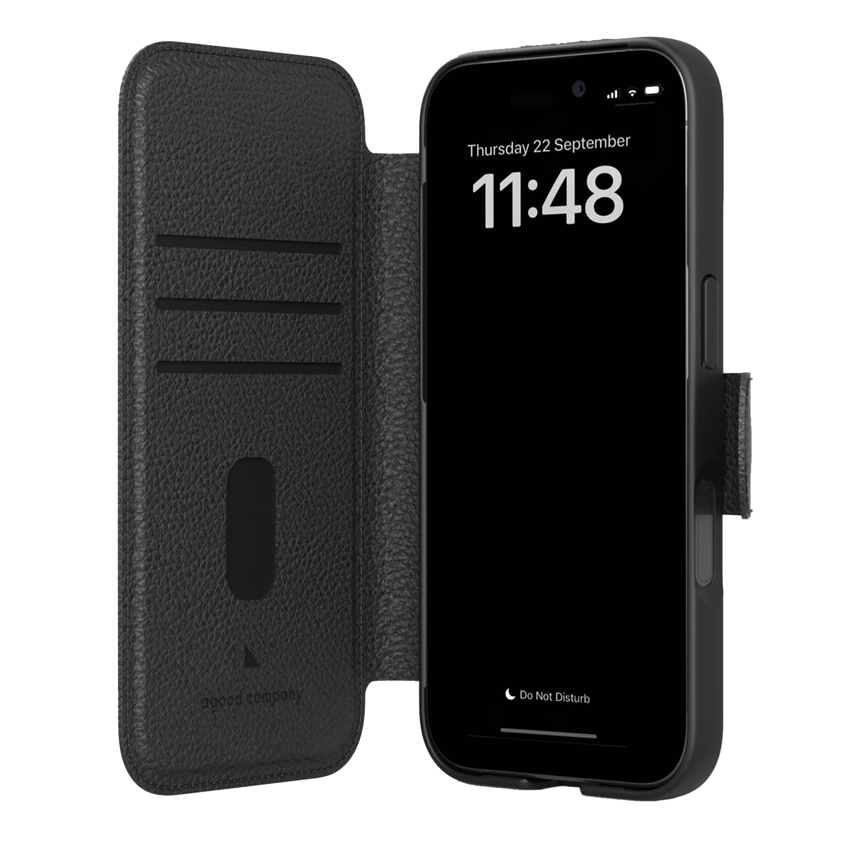 Agood company Mobiletui til iPhone 16 Pro - Svart