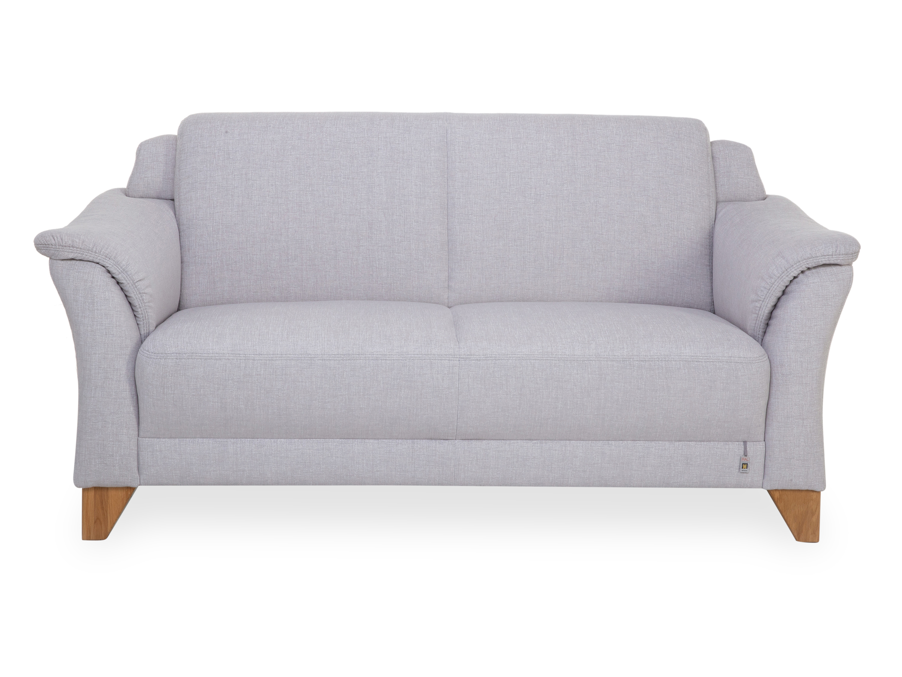Sofa 2,5 Sitzer MONDO QUADRA 615\/18 silbergrau