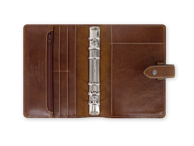 Malden Personal Ochre Filofax