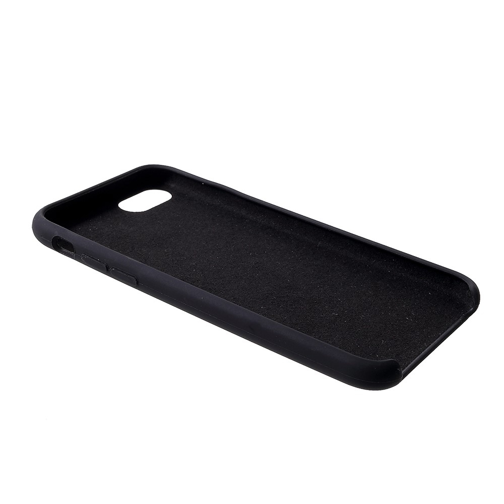 iPhone SE (2022/2020) / 8 / 7 Silikon Case Hülle - Schwarz