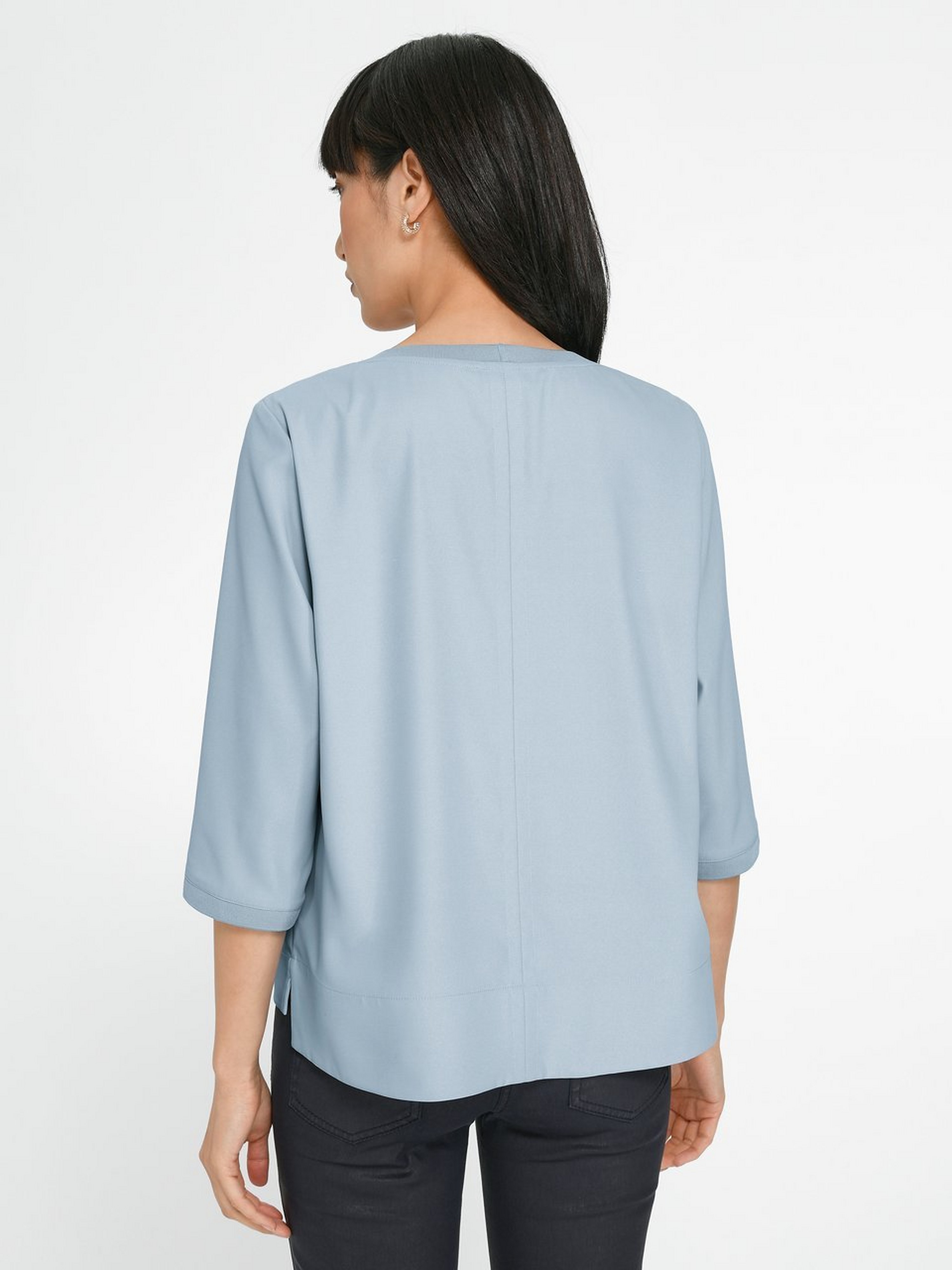 Shirt-Bluse mit 3/4-Arm