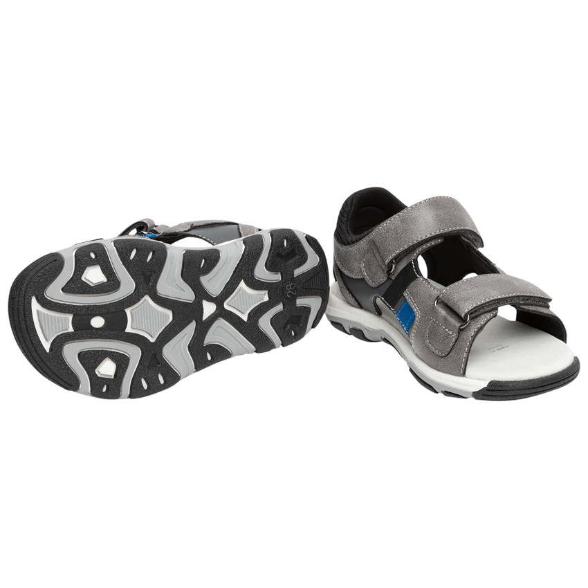 Sandales velcro contrastées pour garçon