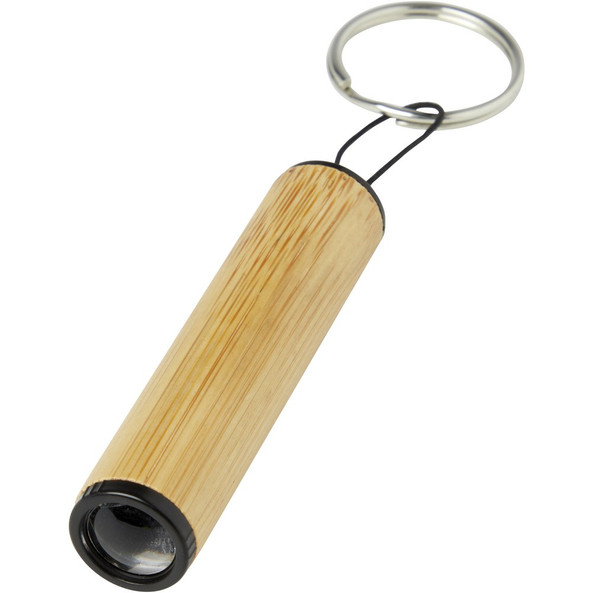 EgotierPro 104567 - Porte-clés Cane en bambou avec lumière