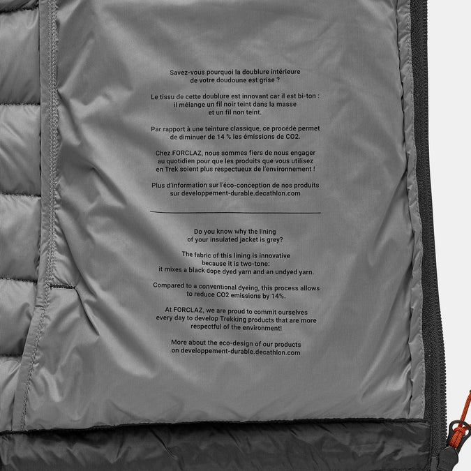 Decathlon Forclaz - Jaqueta Forclaz masculina para montanhismo e mochilão, acolchoada e com capuz - MT500 - -10°C