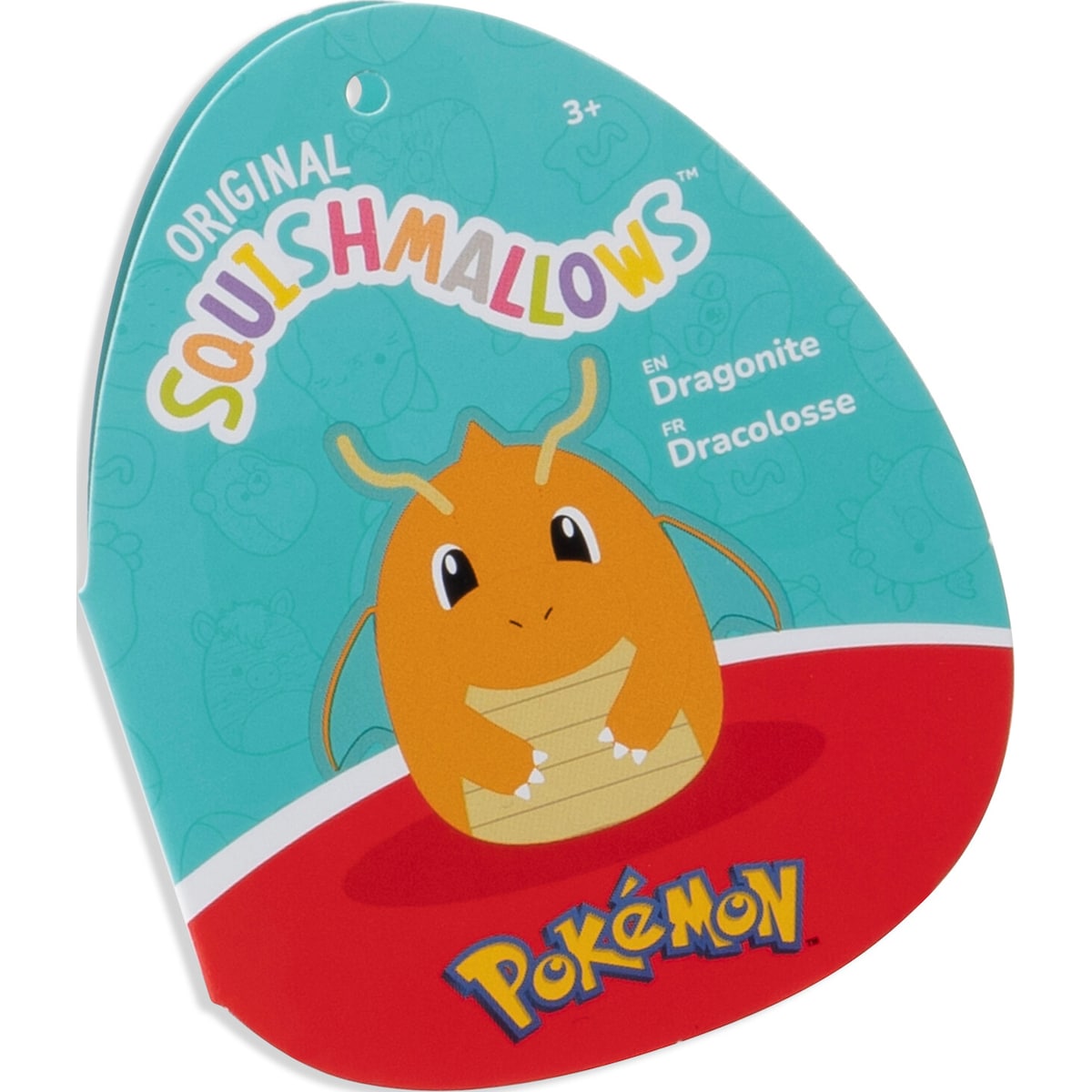 Squishmallows Pokemon mykt kosedyr (Dragonite, M)