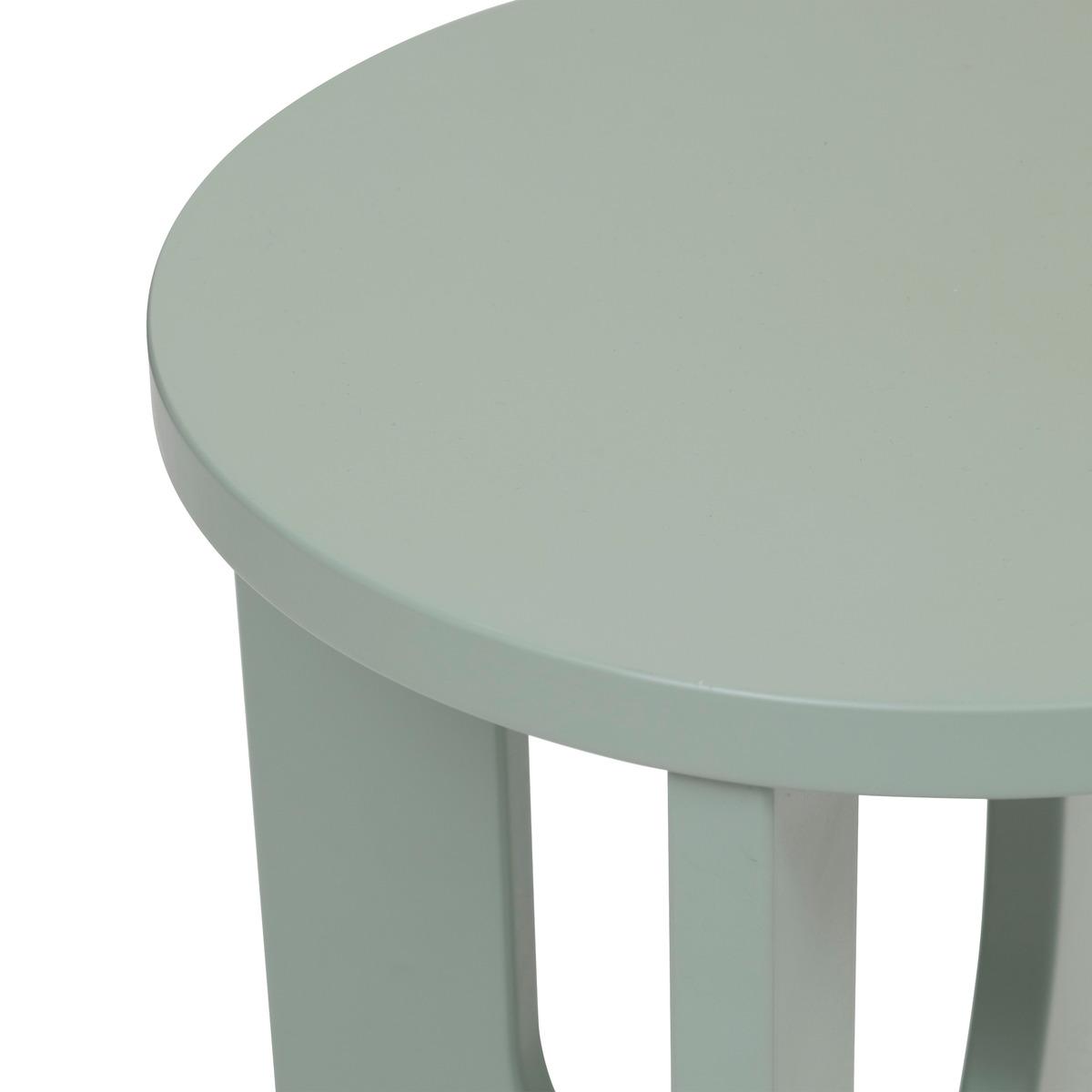 TABLE CAFE BLOOM VERT DE GRIS D.40CM