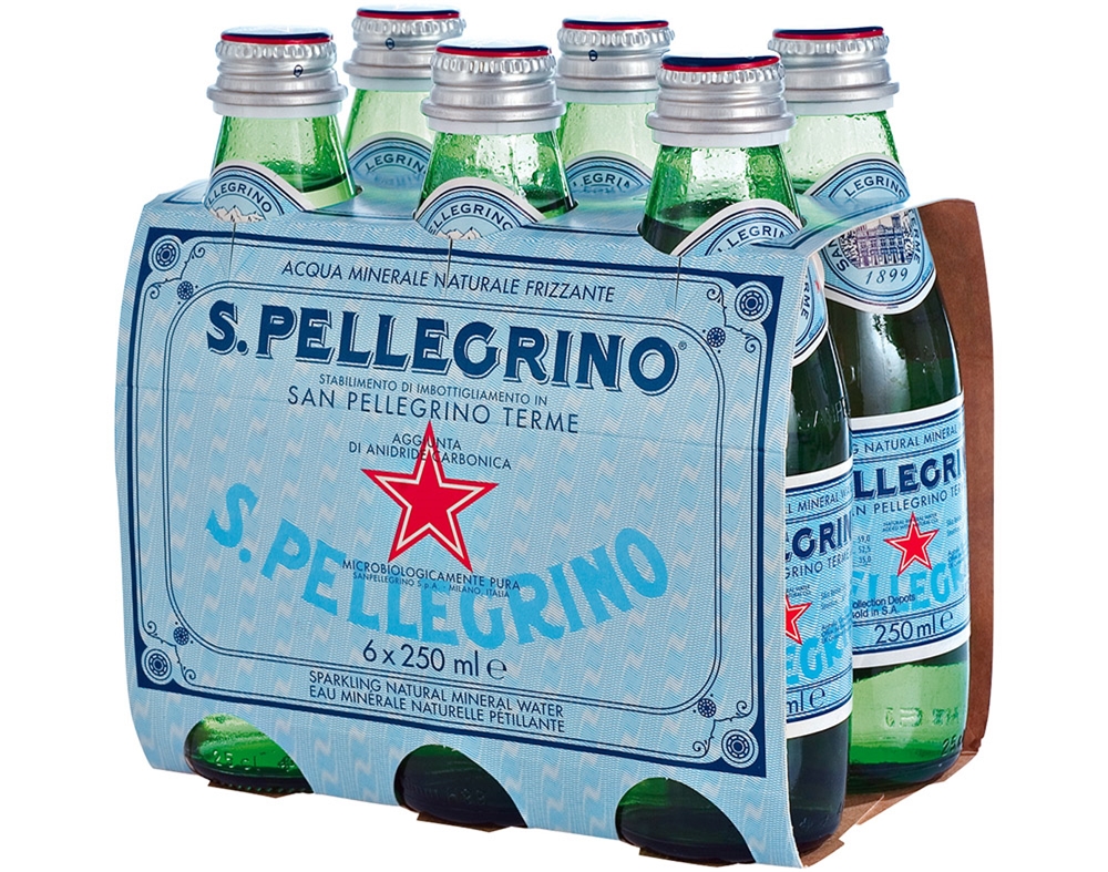 ÁGUA SAN PELLEGRINO GASEIFICADA 6X0.25L