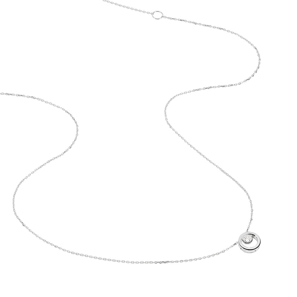 Collier Fidelia Or Blanc Diamant