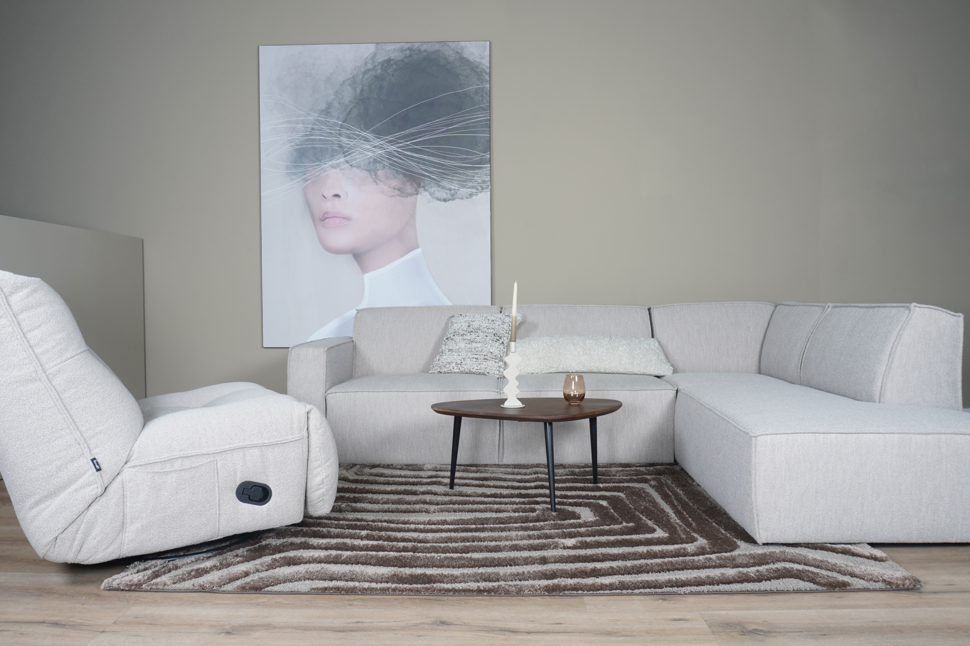Vloerkleed Lima Bruin 200 x 290 cm