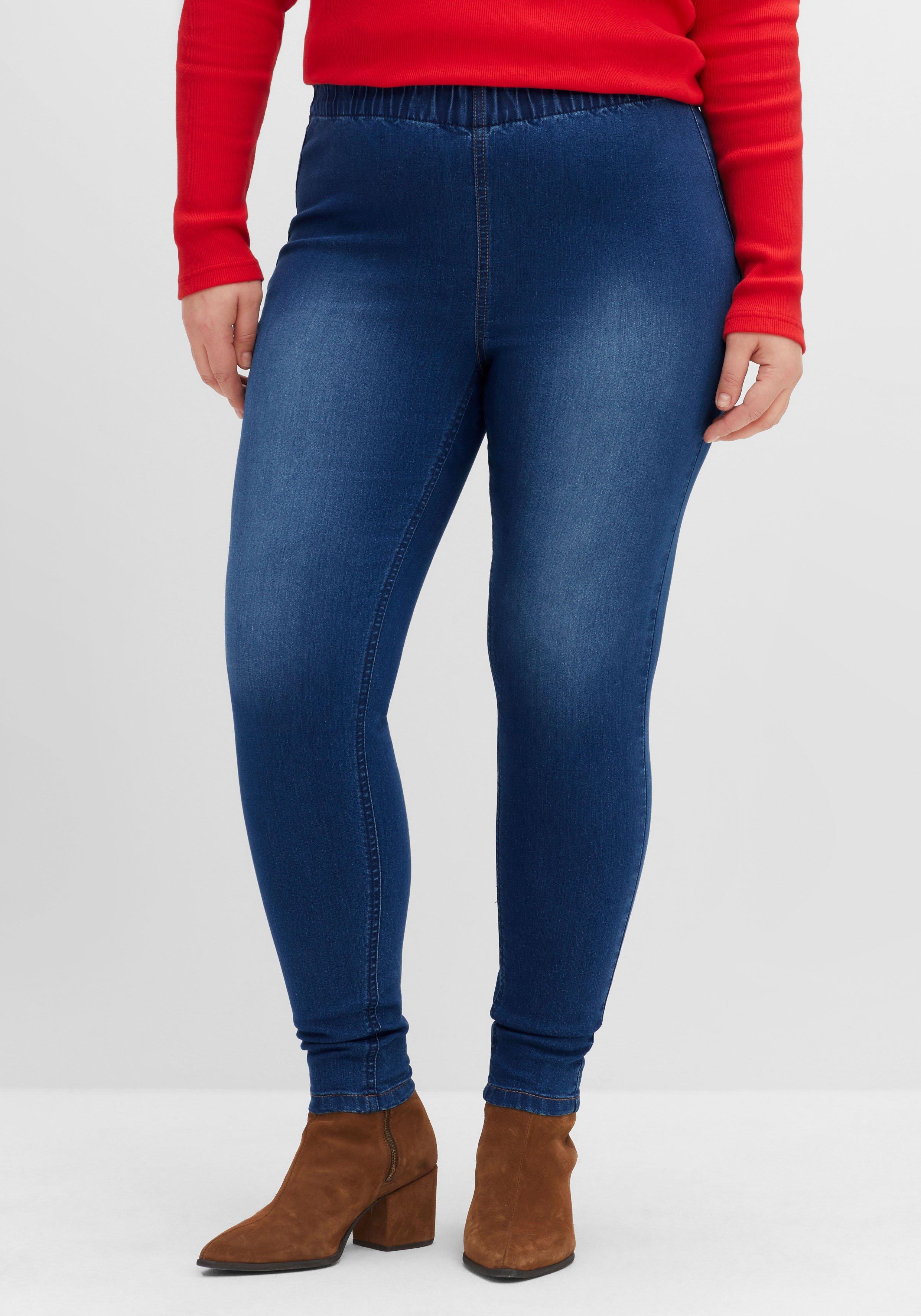 Doppelpack Jeggings mit Kontrastnähten