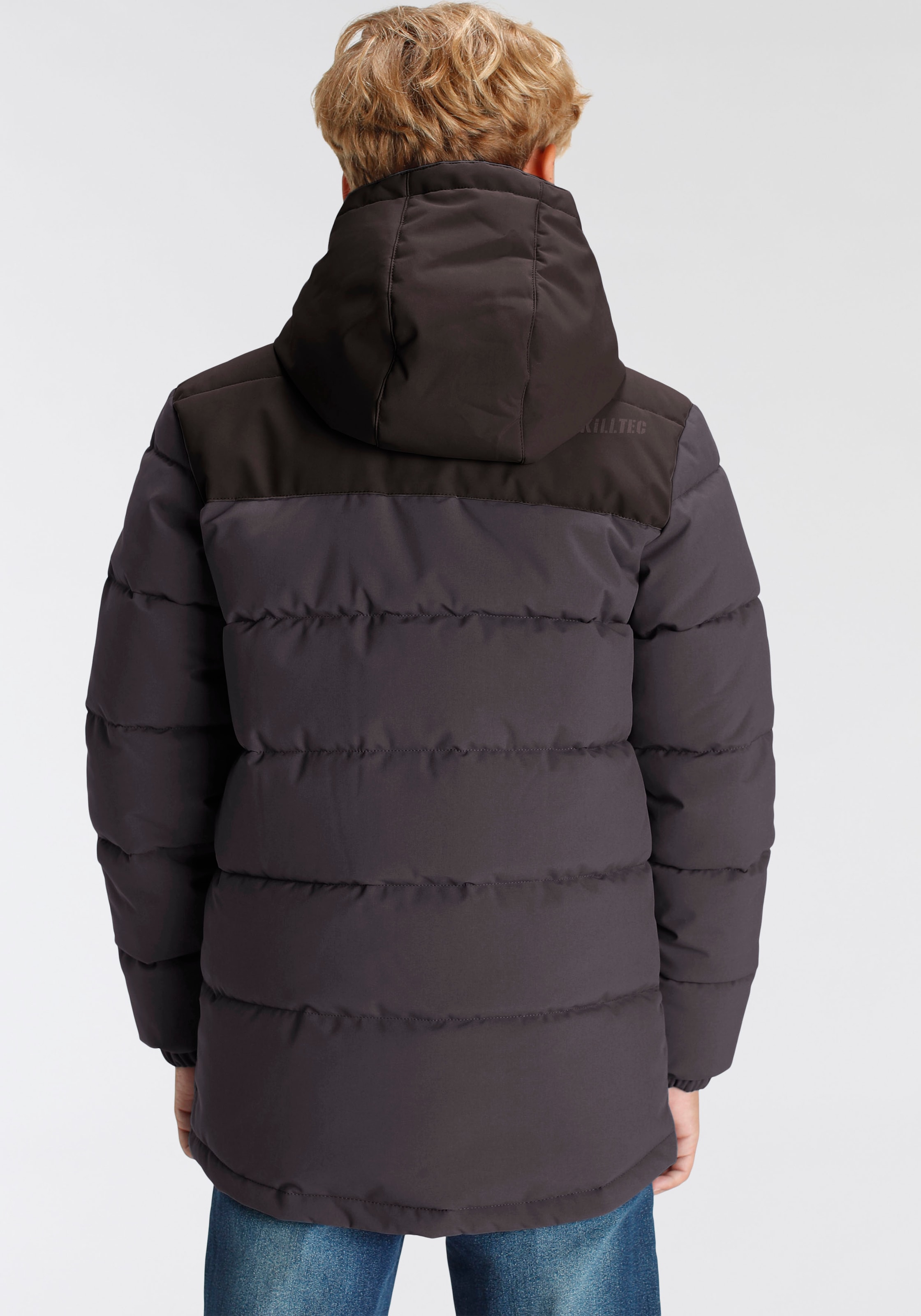 Killtec Winterjacke »KW 1 BYS JCKT OT« 1 Stk. tlg. mit Kapuze Winddicht & Wasserabweisend & Atmungsaktiv & für Kinder