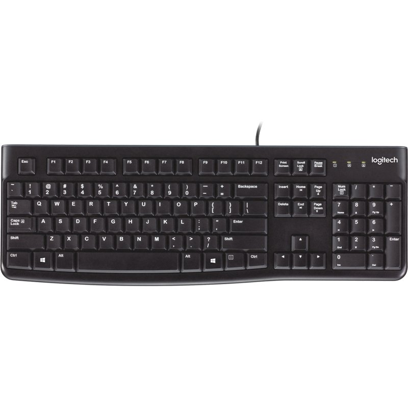 Logitech Keyboard K120 for Business clavier Universel USB QWERTY Anglais Noir