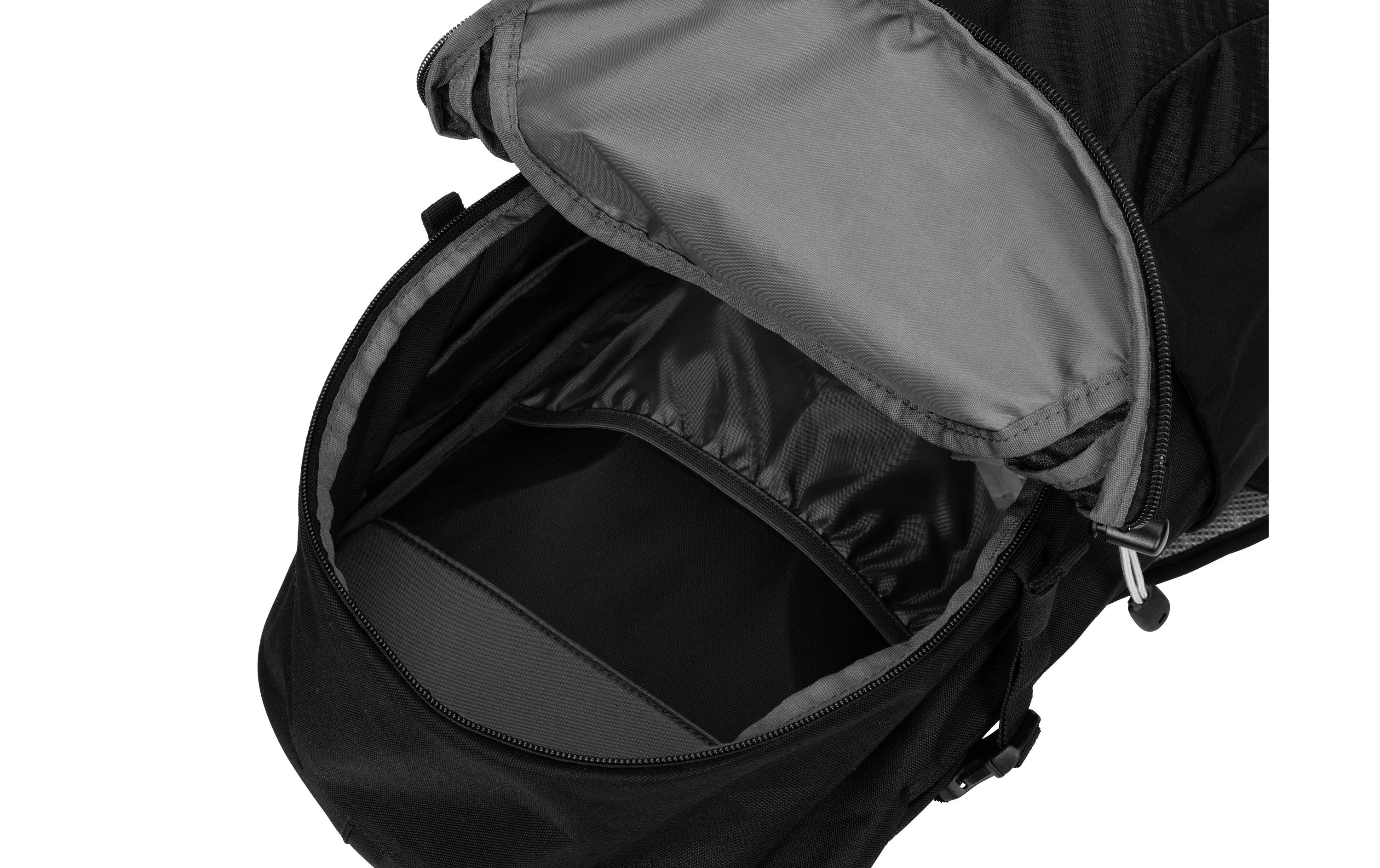 Wanderrucksack Pilloon 24 + 4 l, SchwarzFunktionaler und bequemer Bergrucksack für das ganze Jahr