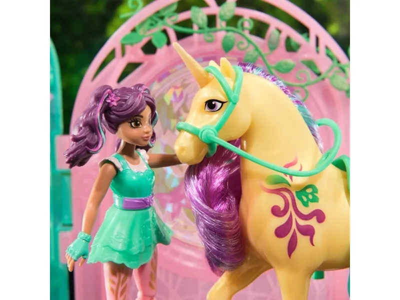 Unicorn Academy Ava & Leaf Stall Playset