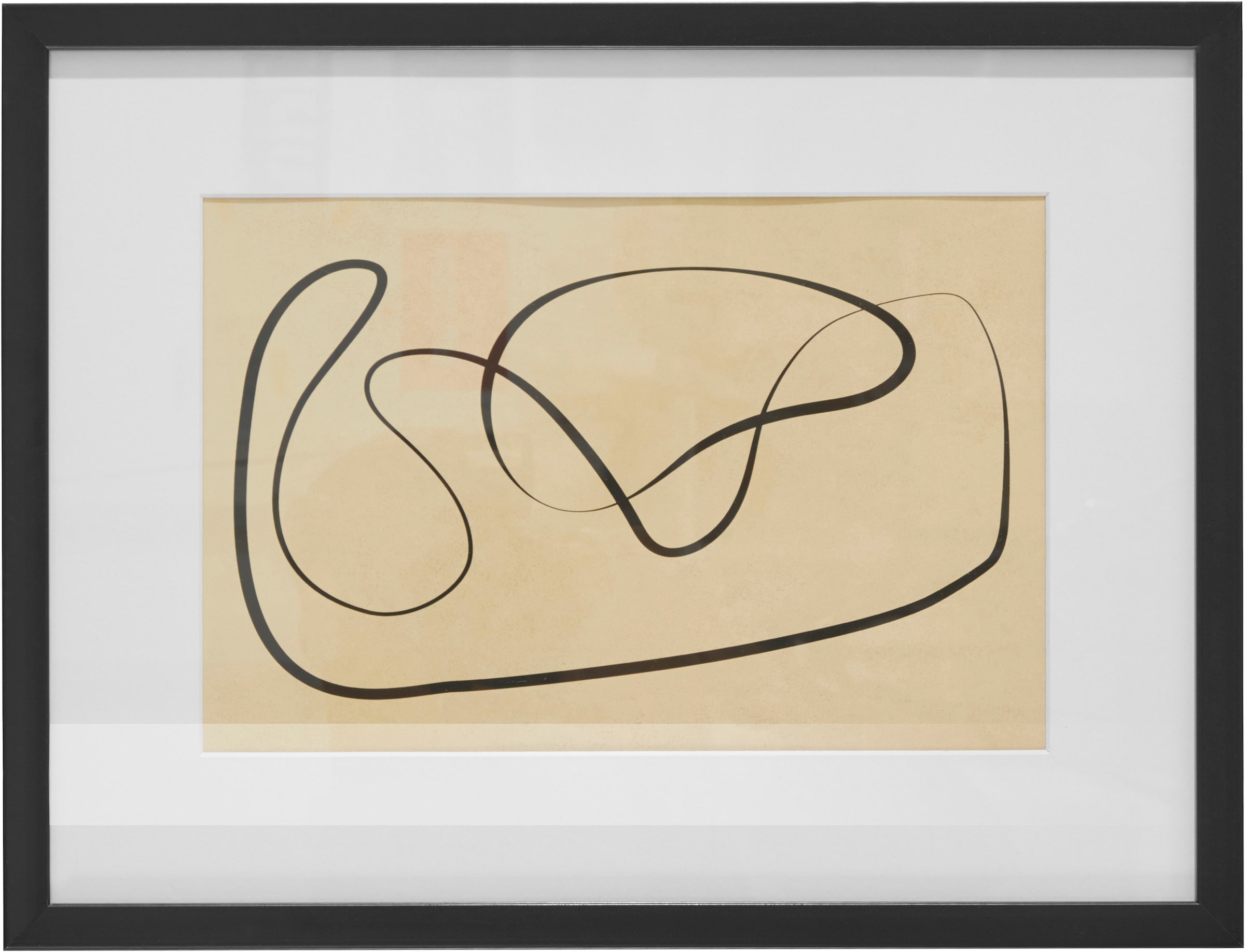 LeGer Home by Lena Gercke Bild »Abstract« Abstrakt 1 Stk. tlg. Poster, beige, gerahmt, minimalistisch