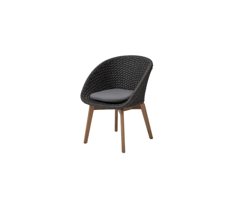Cane-Line Zitkussen voor Peacock stoel dark grey