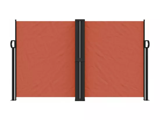 Auvent latéral rétractable terre cuite 140x1200 cm