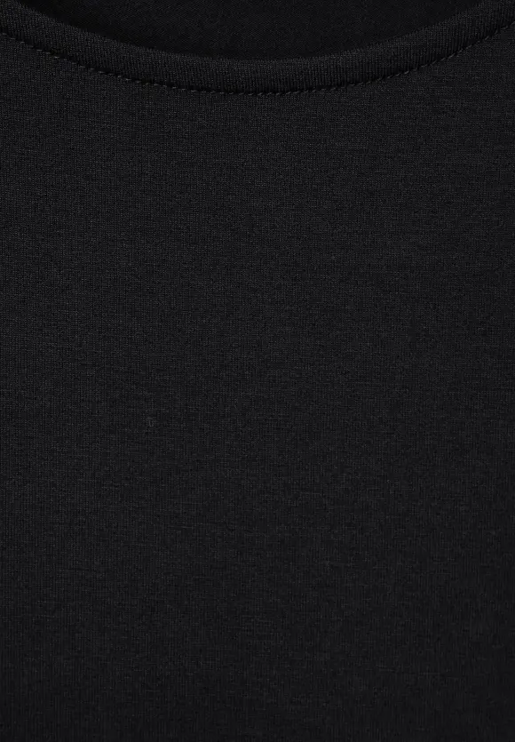 Basic T-Shirt-Kleid - Black