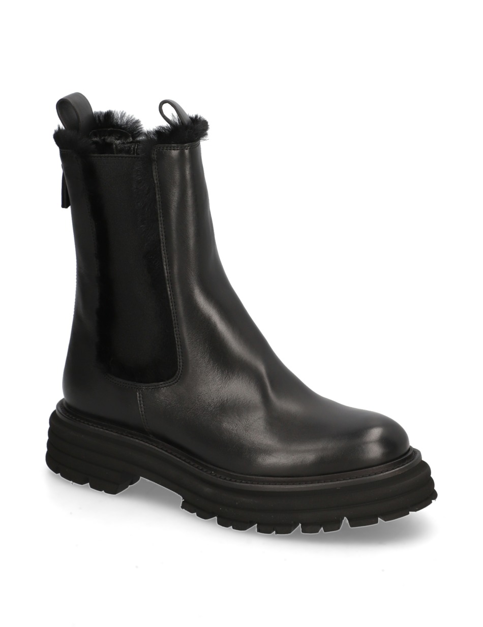 Glattleder Chelsea Boot