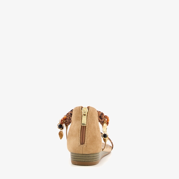 Supercracks dames sandalen met luipaardprint