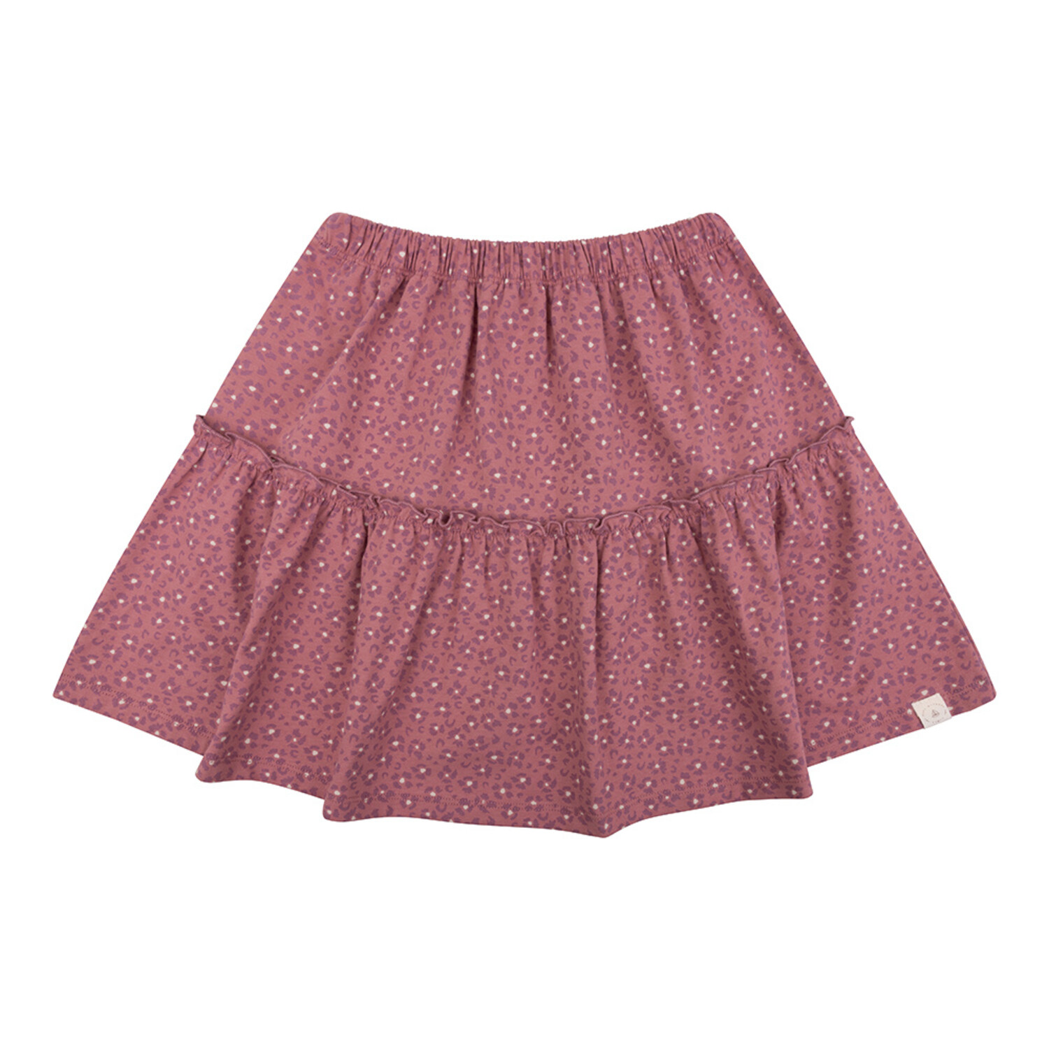 Navy Natural | Bo skirt rose leopard flower