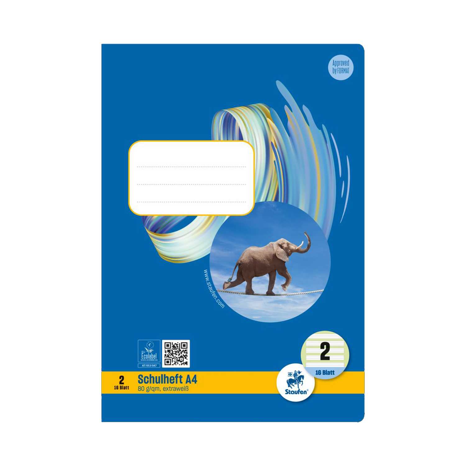 Heft A4 Lineatur 2 16 Blatt