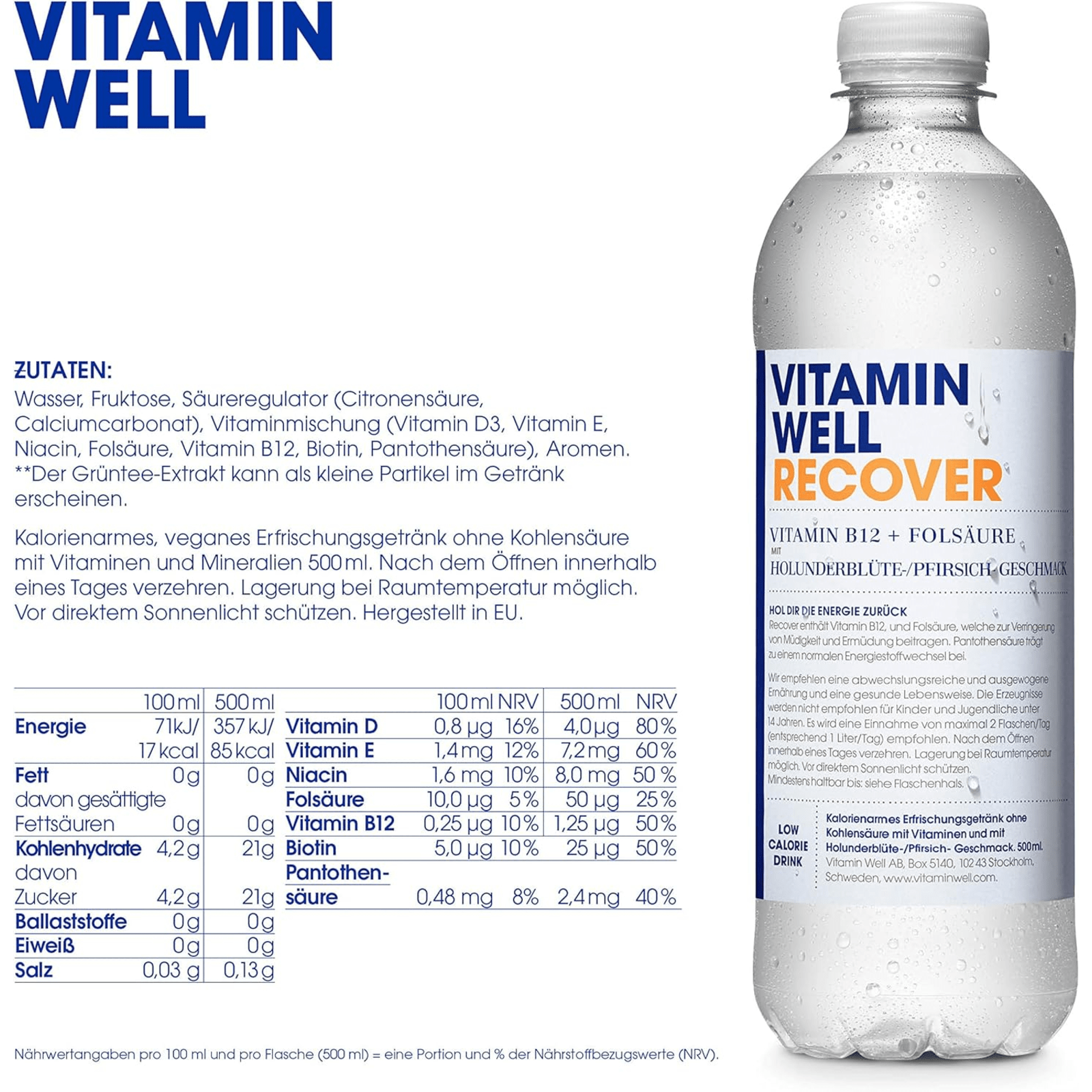 Vitamin Well Recover Drink (500ml)