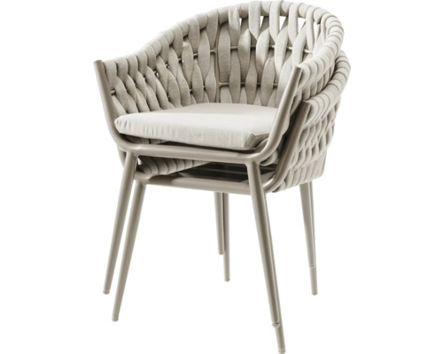 Tuinfauteuil Destiny MOLINO 61 x 59 x 81 cm beige crème
