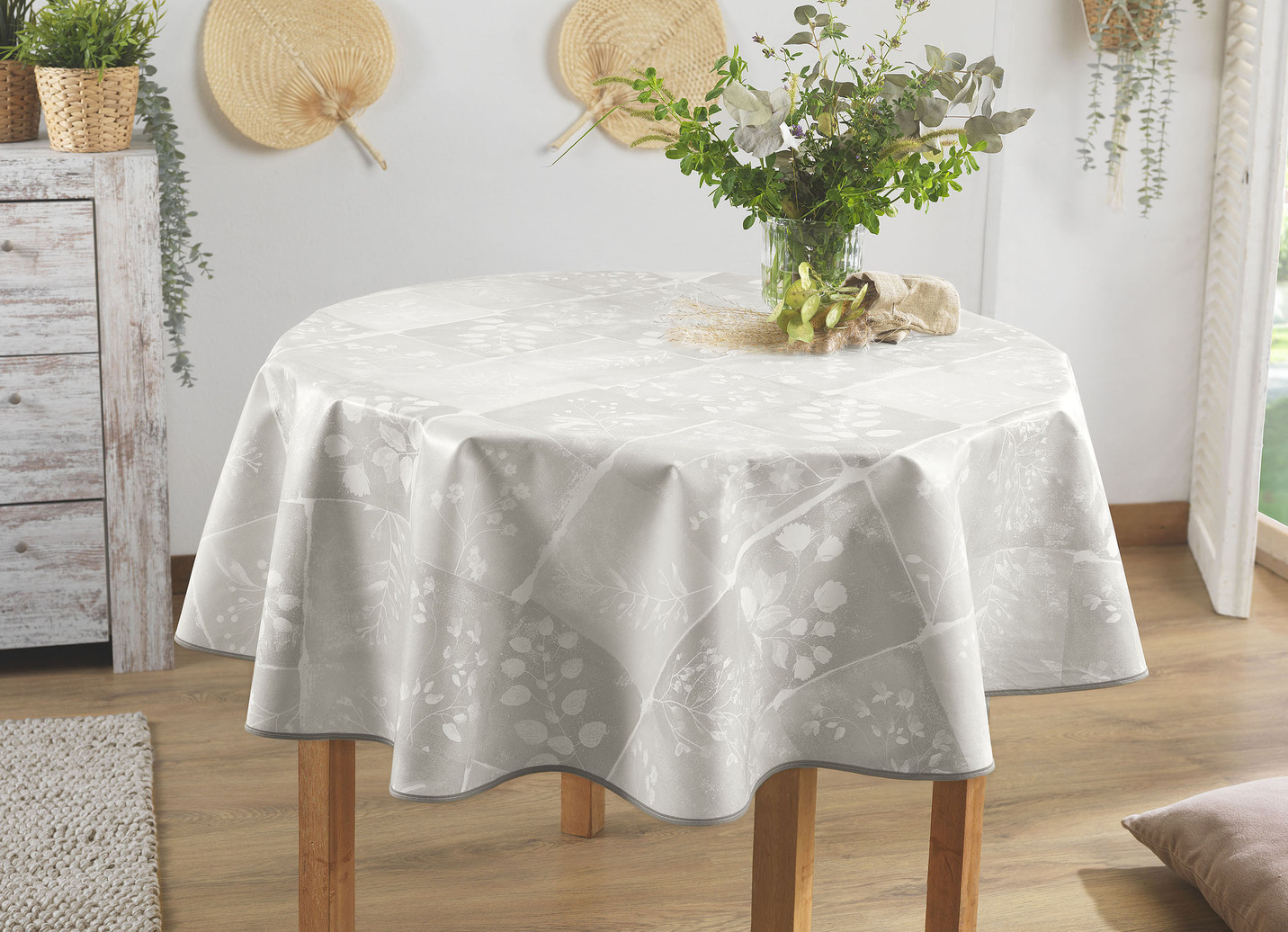 Wachstuch-Tischdecke in toller Patchwork-Optik