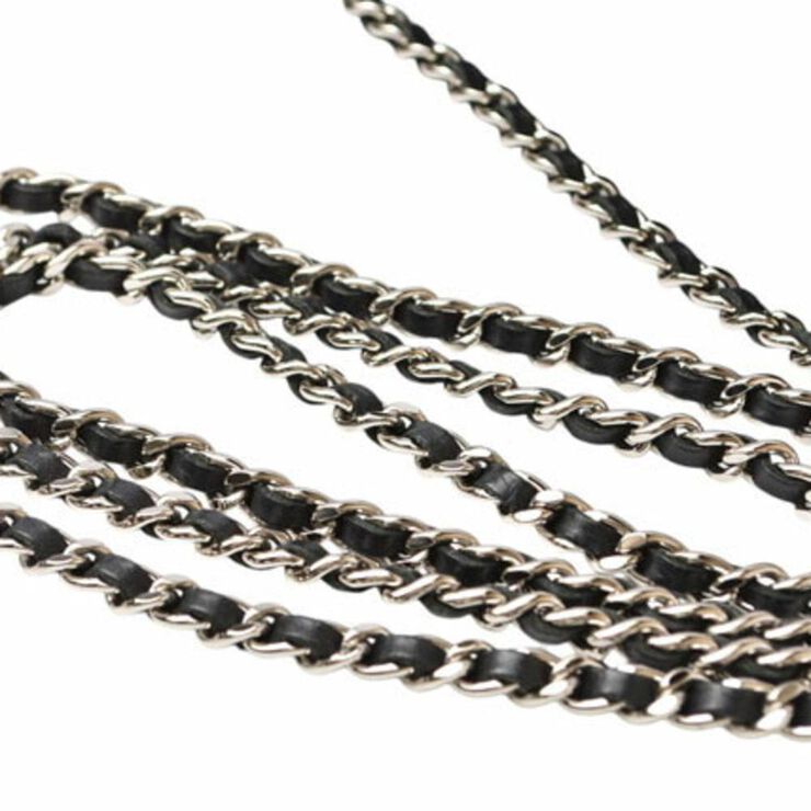 Chanel Vintage Chanel Wallet On Chain Black
