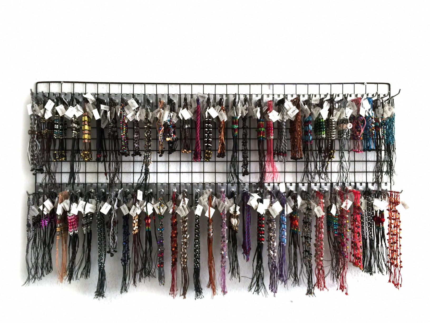 Armband 'Peggy', handgefertigt, schwarz, weiß günstig bestellen