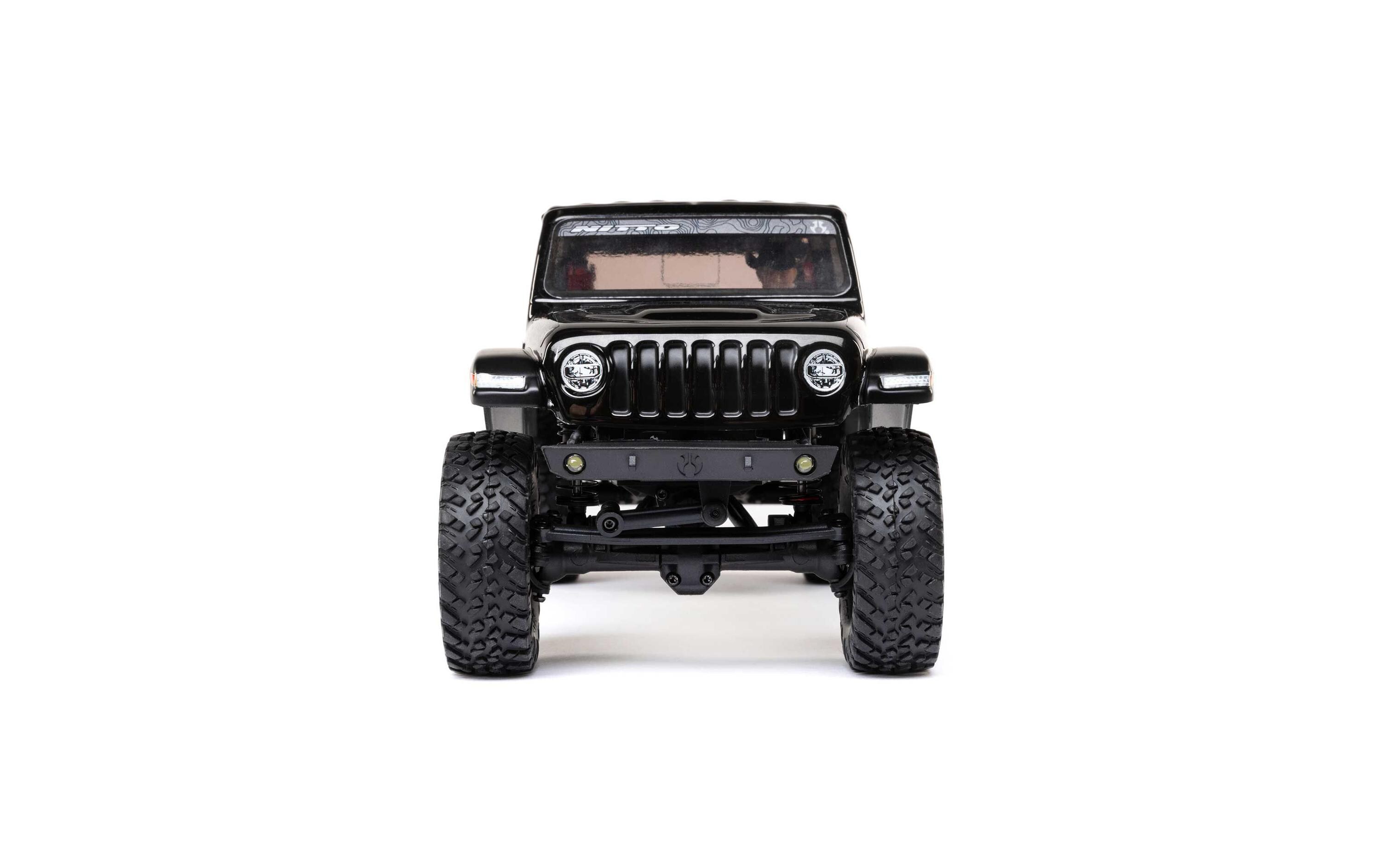 Scale Crawler SCX24 Jeep JT Gladiator Schwarz, RTR, 1:24<br>4WD Mini Crawler im Massstab 1:24
