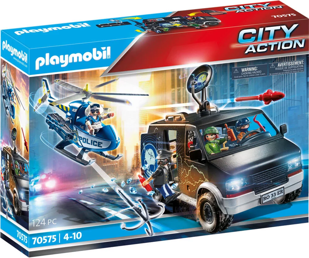 CAMION DE BANDITS ET POLICIER - 70575