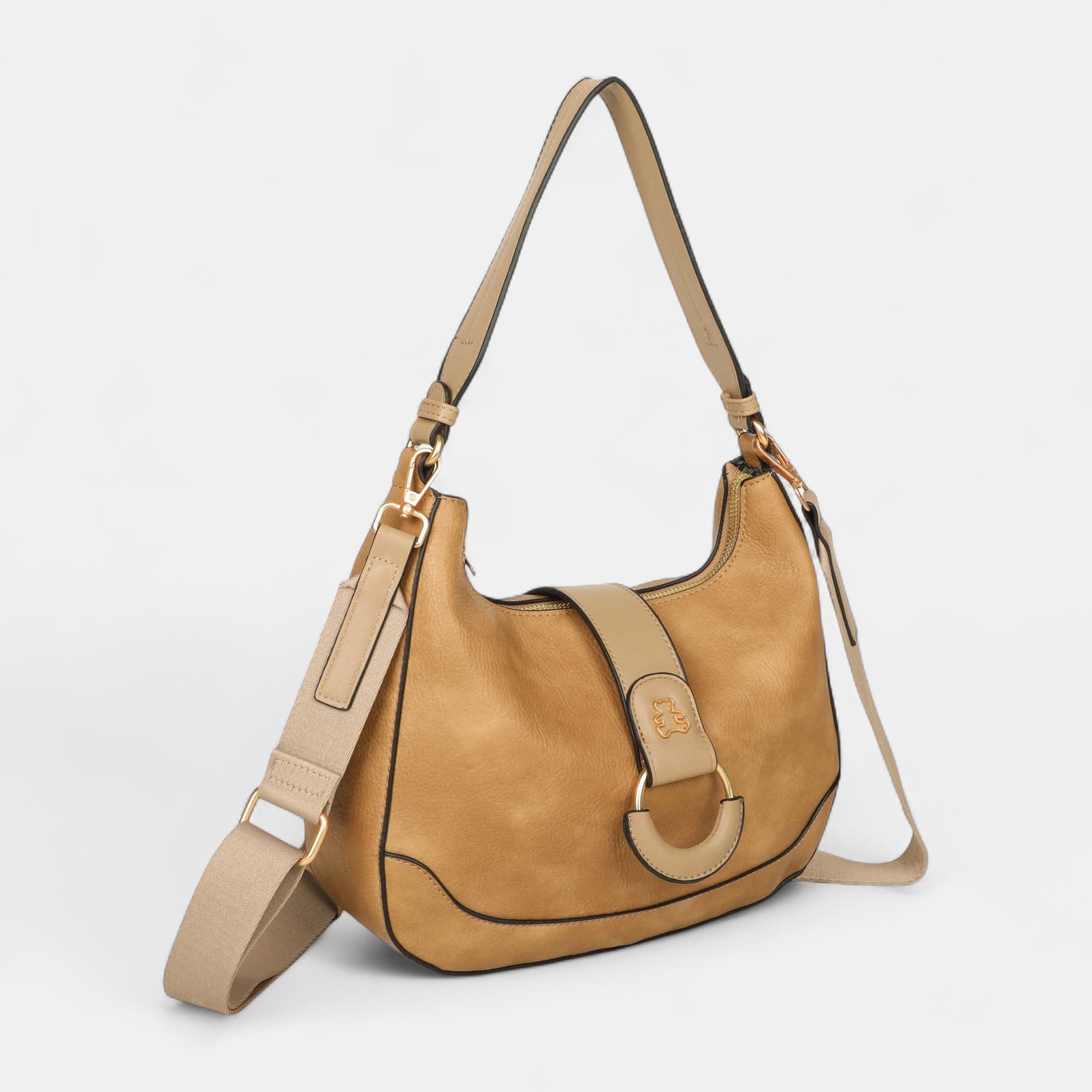 Sac à main taupe
