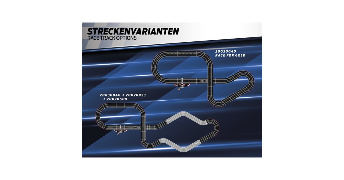 CarreraDIGITAL 132 - Race for Gold Racebaan