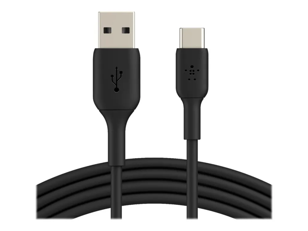 Belkin BoostCharge - USB-kabel - 24 pin USB-C (han) til USB (han) - 1 m - sort