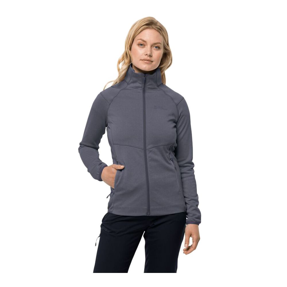 Jack Wolfskin FORTBERG FZ - Polaire Femme graphite