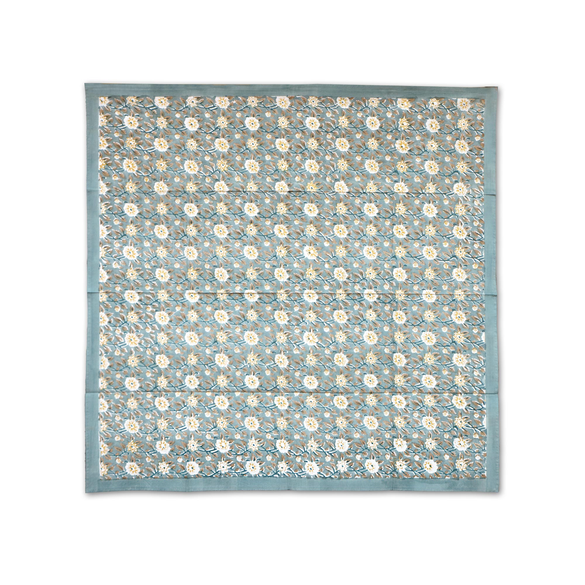 Tischdecke mit Blumenmuster, grau, multicolor, L 100 cm, B 100 cm von fischer's lagerhaus