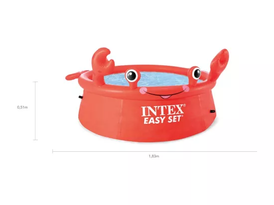 Piscine autoportée Easy Set Crabe 1,83 x 0,51 m - Intex