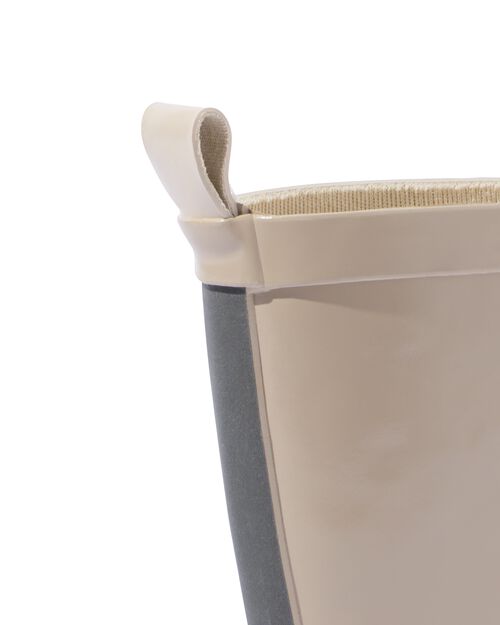 bottes de pluie enfant caoutchouc beige