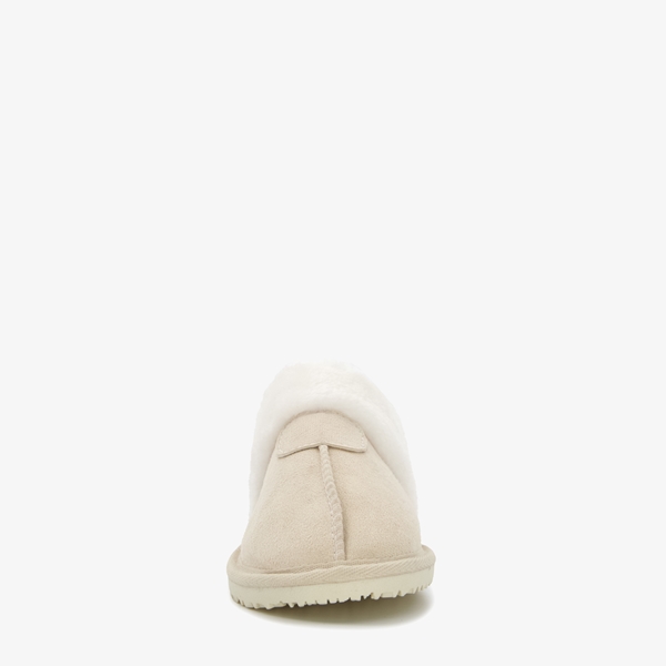Thu!s gevoerde dames pantoffels beige