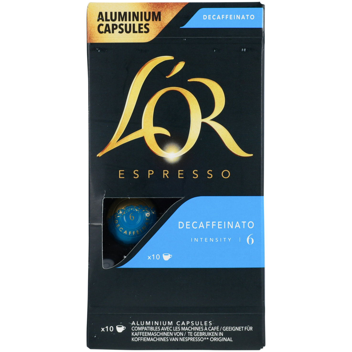 L'Or Espresso 6 Decaffeinato - Nespresso Kompatibel 10 Kapseln