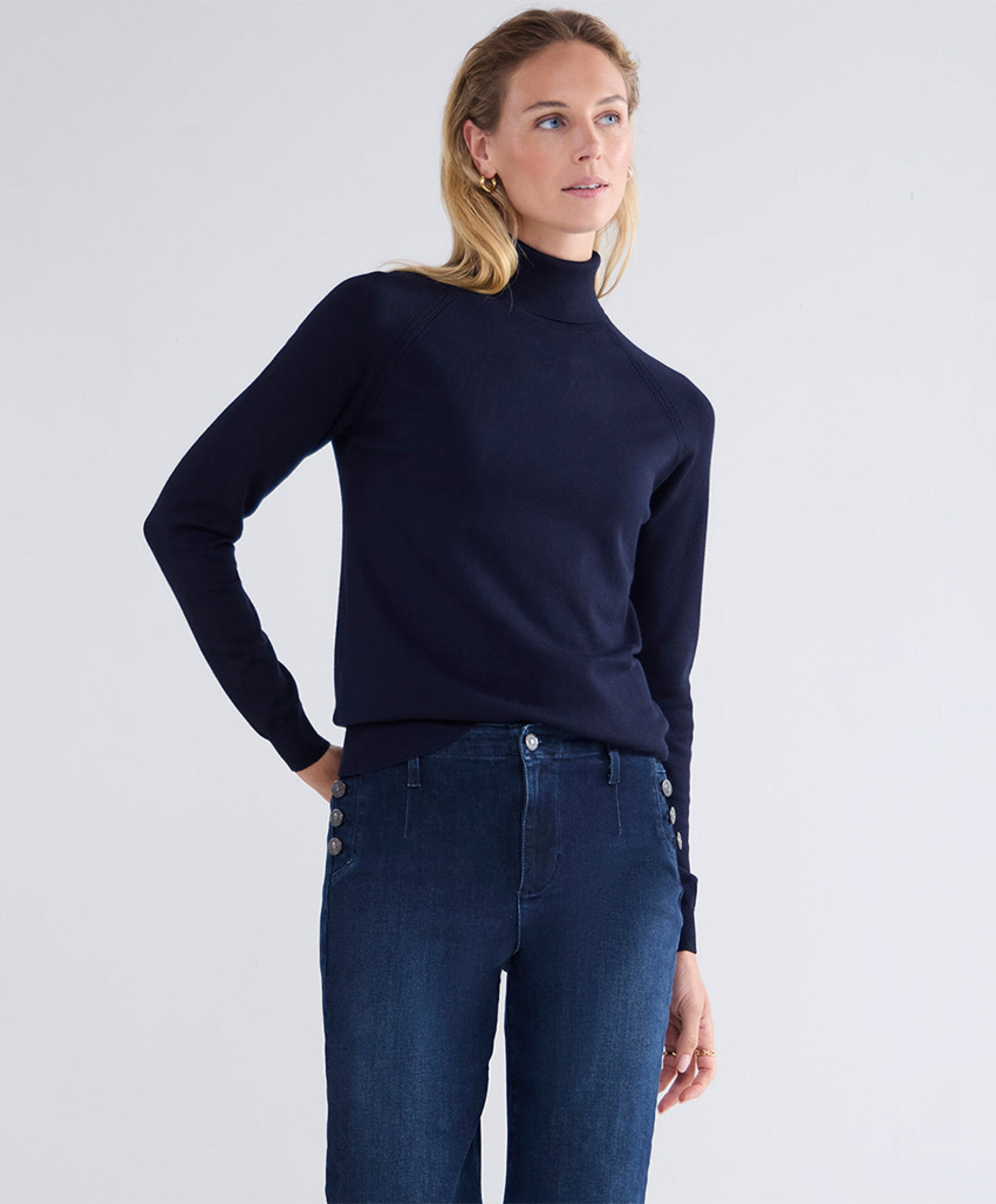 Summum Woman Dames coltrui blauw