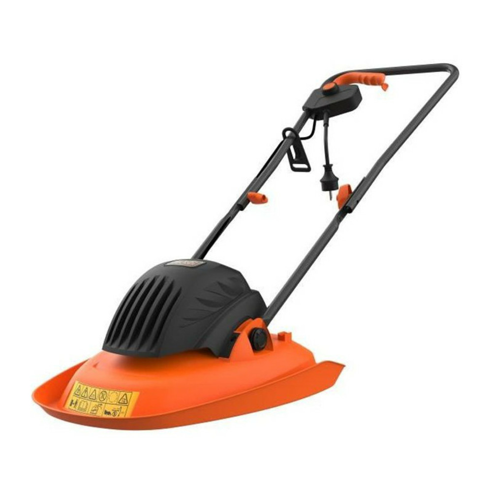 Tondeuse électrique sur coussin d'air black & decker bemwh551-qs - 1200 w - 30 cm - 6 lames