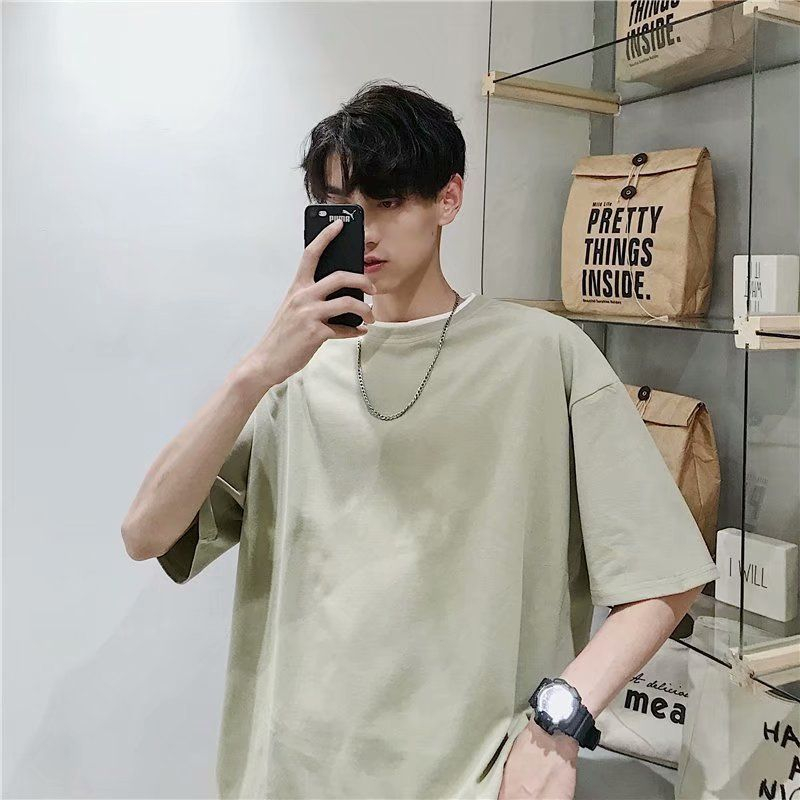 Wewewow - Mock tweedelig T-shirt met elleboogmouwen