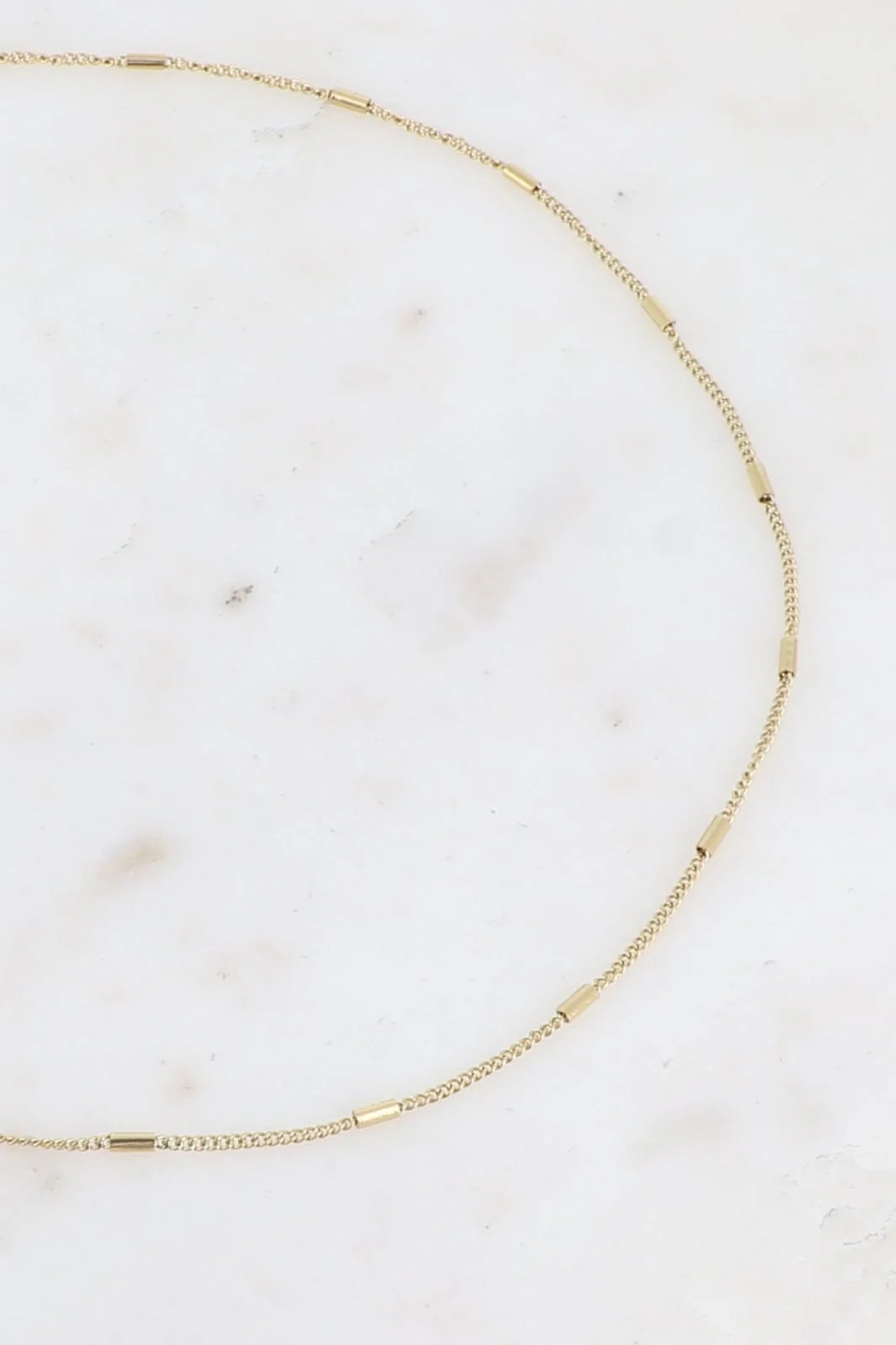 Mellow Moon Necklace BS1631X0350 forgyldt