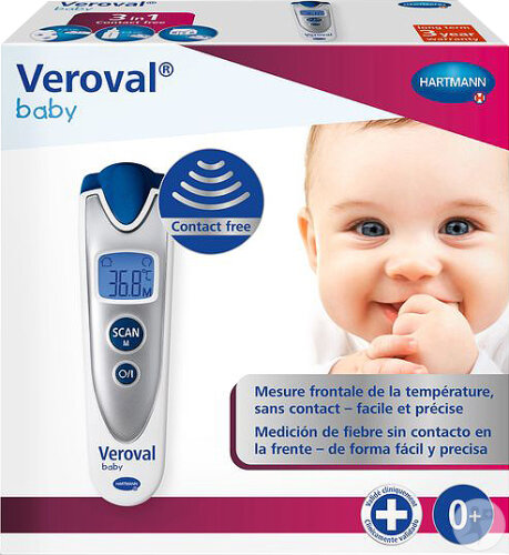 Hartmann Veroval Baby Thermomètre Frontal 1 Pièce